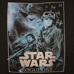 STAR WARS Men's Rogue One “Fight for Scarif” Short Sleeve Tee Shirt, 5XL, NEW